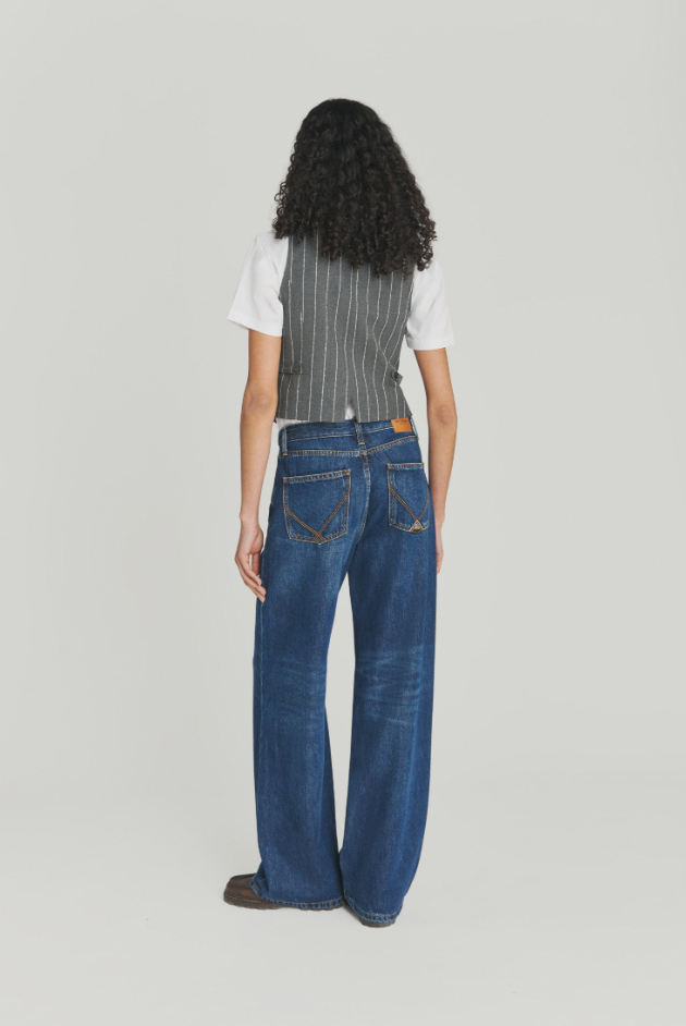 Jeans flare stone washed RND354 D705 3034 0999 ROY ROGER'S Denim 