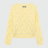 Maglia in lana girocollo RND90229 CP02 0558 ROY ROGER'S Dark butter 