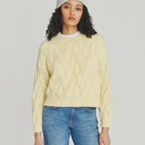 Maglia in lana girocollo RND90229 CP02 0558 ROY ROGER'S Dark butter 