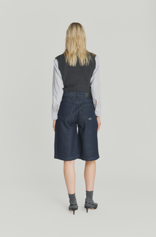 Bermuda in denim rinse RND902 03D402 0021 0999 ROY ROGER'S Denim 