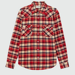 Camicia western a quadri RRU148 CQ19 1510 0159 ROY ROGER'S Red 