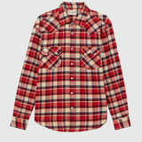 Camicia western a quadri RRU148 CQ19 1510 0159 ROY ROGER'S Red 