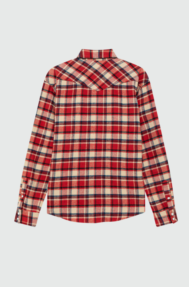 Camicia western a quadri RRU148 CQ19 1510 0159 ROY ROGER'S Red 