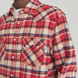 Camicia western a quadri RRU148 CQ19 1510 0159 ROY ROGER'S Red 