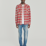 Camicia western a quadri RRU148 CQ19 1510 0159 ROY ROGER'S Red 
