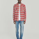 Camicia western a quadri RRU148 CQ19 1510 0159 ROY ROGER'S Red 