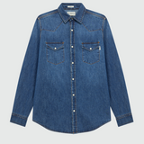 Camicia in denim stone washed RRU400 CP20 2798 0999 ROY ROGER'S Denim 