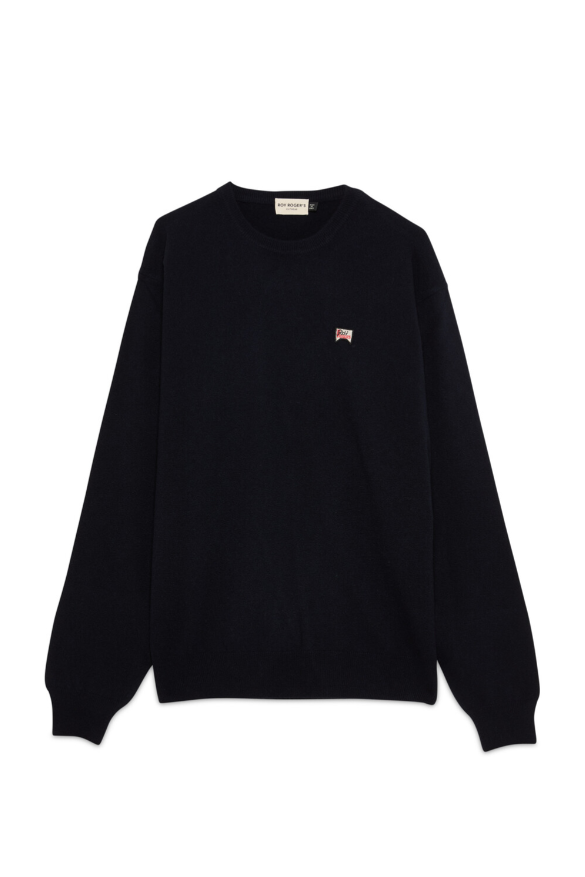 Maglia girocollo RRU90261 CN47 0048 ROY ROGER'S Blue navy 