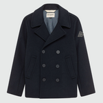 Peacoat in lana RRU90280 T706 0048 ROY ROGER'S Blue navy 