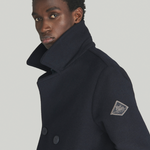 Peacoat in lana RRU90280 T706 0048 ROY ROGER'S Blue navy 