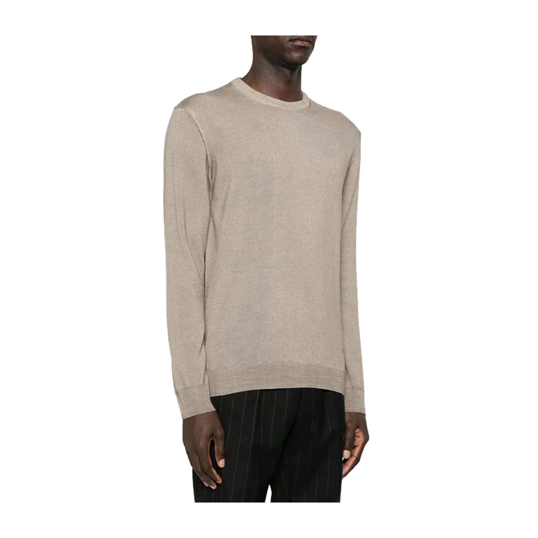 Maglia girocollo CFWOKN0277MRUF0775 8925 WOOLRICH Feather beige 