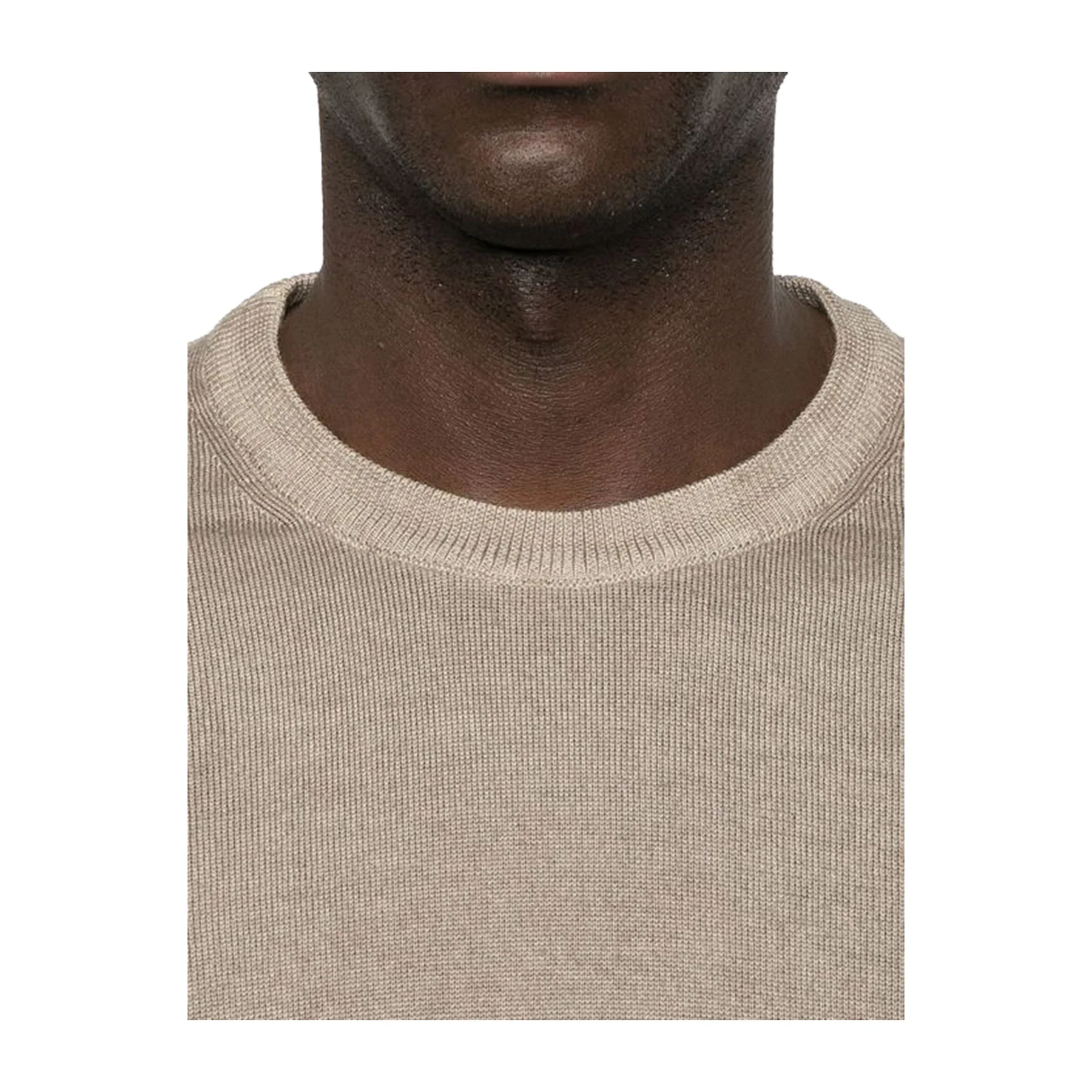 Maglia girocollo CFWOKN0277MRUF0775 8925 WOOLRICH Feather beige 