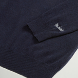 Maglia girocollo in lambswoll CFWOKN0278MRUF0469 3989 WOOLRICH Melton blue 