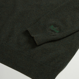 Maglia girocollo in lambswoll CFWOKN0278MRUF0469 6006 WOOLRICH Greenstone 