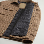 Giacca a camicia in misto lana CFWOOS2018MRUT3046 8880 WOOLRICH Beige pied de poule 