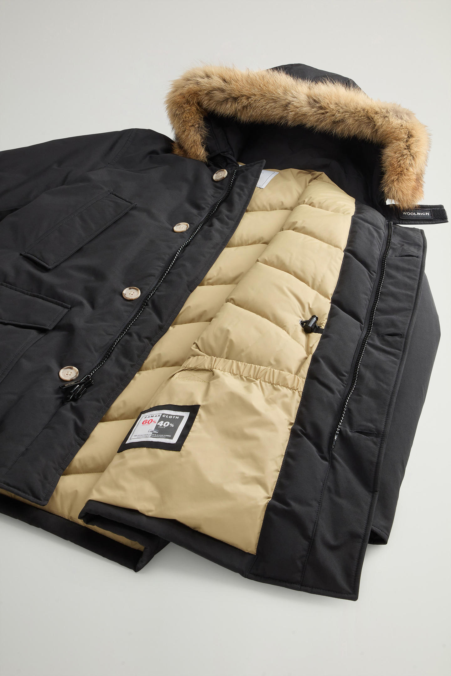 Arctic Parka con pelliccia removibile CFWOOU0482MHUT0001 BLK WOOLRICH Black 