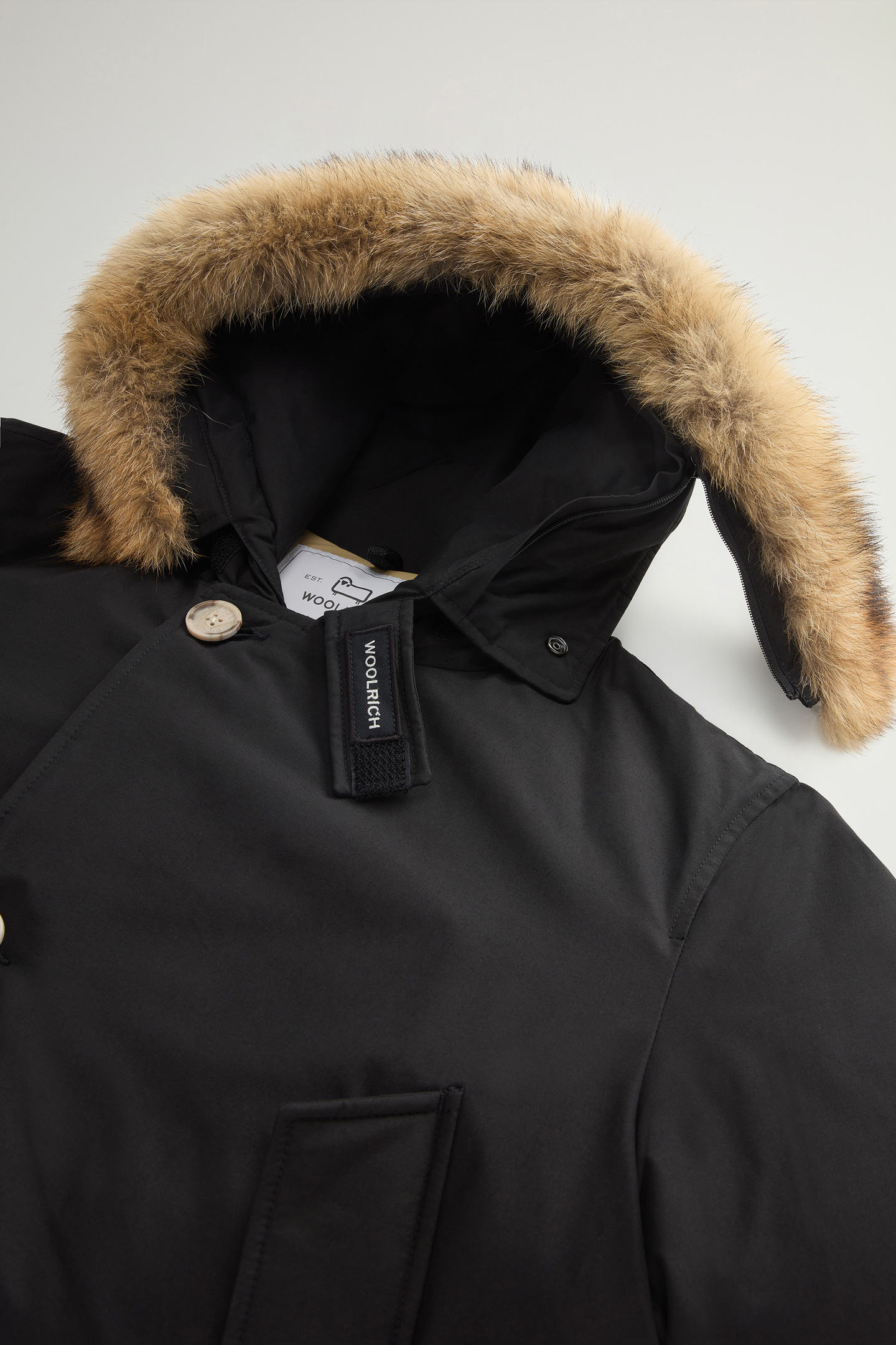 Arctic Parka con pelliccia removibile CFWOOU0482MHUT0001 BLK WOOLRICH Black 