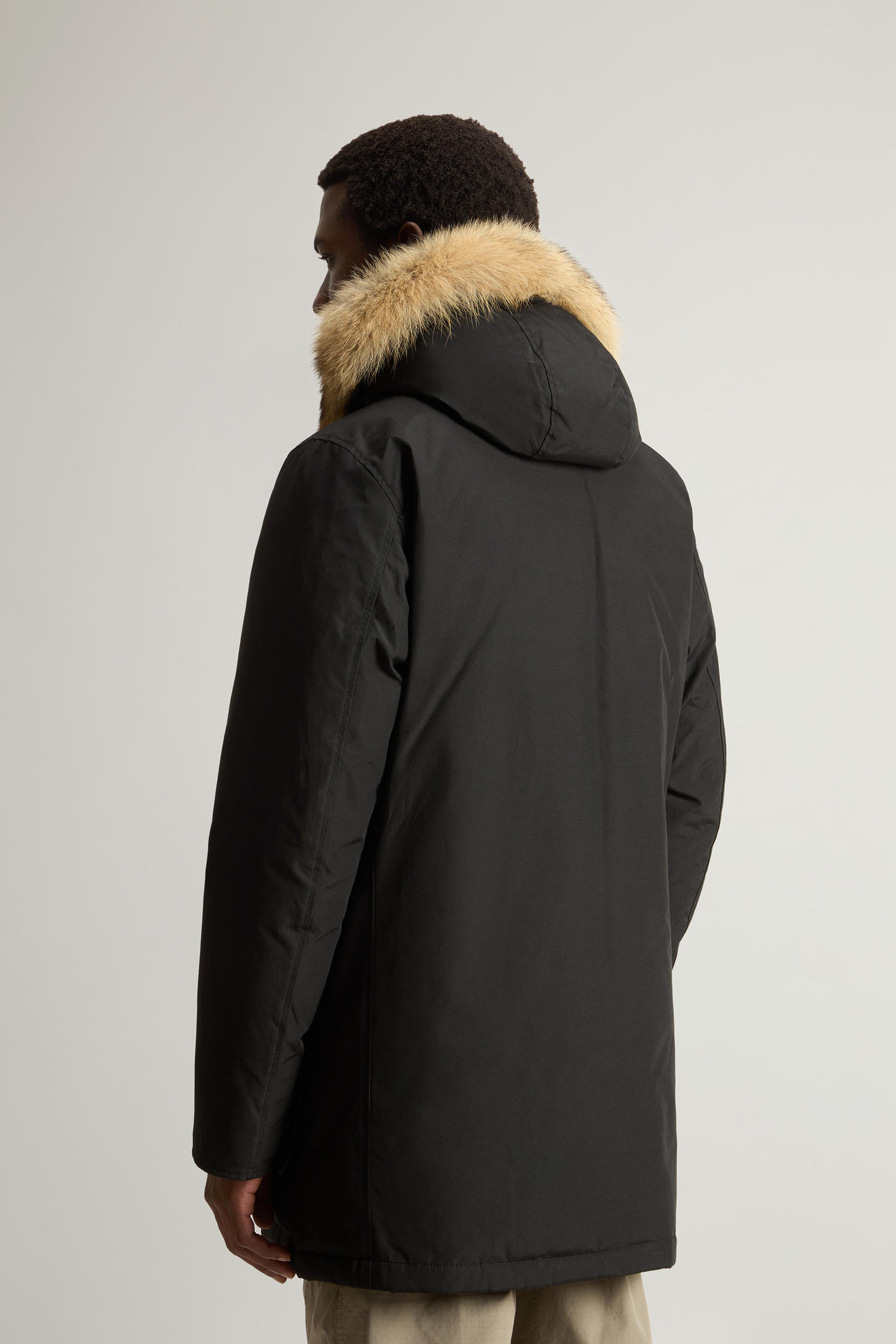 Arctic Parka con pelliccia removibile CFWOOU0482MHUT0001 BLK WOOLRICH Black 