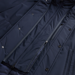 Giaccone con cappuccio CFWOOU0928MRUT3339 3989 WOOLRICH Melton blue 
