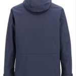 Giaccone lungo con cappuccio staccabile CFWOOU2017MRUT3496 3989 WOOLRICH Melton blue 