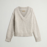 Maglione in misto cotone alpaca e lana CFWWKN2013FRUF5002 103 WOOLRICH Light grey melange 