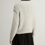 Maglione in misto cotone alpaca e lana CFWWKN2013FRUF5002 103 WOOLRICH Light grey melange 