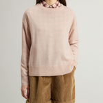 Maglia girocollo in misto lana vergine e cashmere CFWWKN2025FRUF5067 4415 WOOLRICH Silver peony 