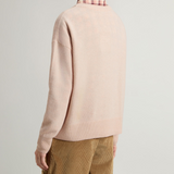 Maglia girocollo in misto lana vergine e cashmere CFWWKN2025FRUF5067 4415 WOOLRICH Silver peony 