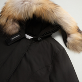 Arctic Parka in Ramar Cloth con pelliccia removibile CFWWOU0538FRUT0001 BLK WOOLRICH Black 