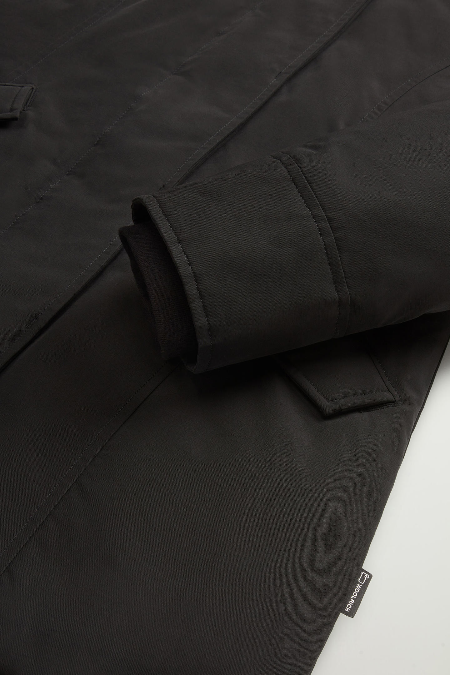 Arctic Parka in Ramar Cloth con pelliccia removibile CFWWOU0538FRUT0001 BLK WOOLRICH Black 