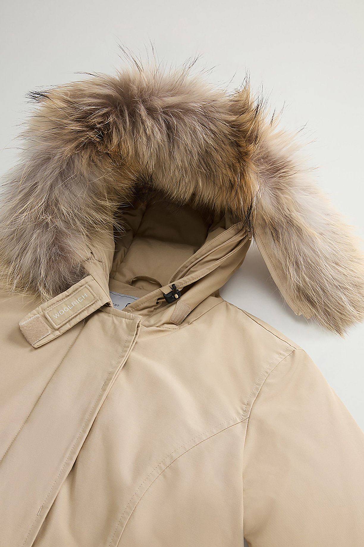 Arctic Parka in Ramar Cloth con pelliccia removibile CFWWOU0538FRUT0001 CNK2T WOOLRICH Cornstalk two tone 