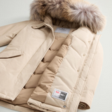 Arctic Parka in Ramar Cloth con pelliccia removibile CFWWOU0538FRUT0001 CNK2T WOOLRICH Cornstalk two tone 