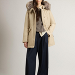Arctic Parka in Ramar Cloth con pelliccia removibile CFWWOU0538FRUT0001 CNK2T WOOLRICH Cornstalk two tone 