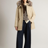 Arctic Parka in Ramar Cloth con pelliccia removibile CFWWOU0538FRUT0001 CNK2T WOOLRICH Cornstalk two tone 