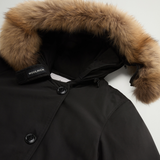 Parka con quattro tasche e pelliccia removibile CFWWOU0540FRUT0001 BLK WOOLRICH Black 