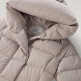 Piumino lungo con cappuccio CFWWOU0685FRUT3128 8743 WOOLRICH Milky cream 