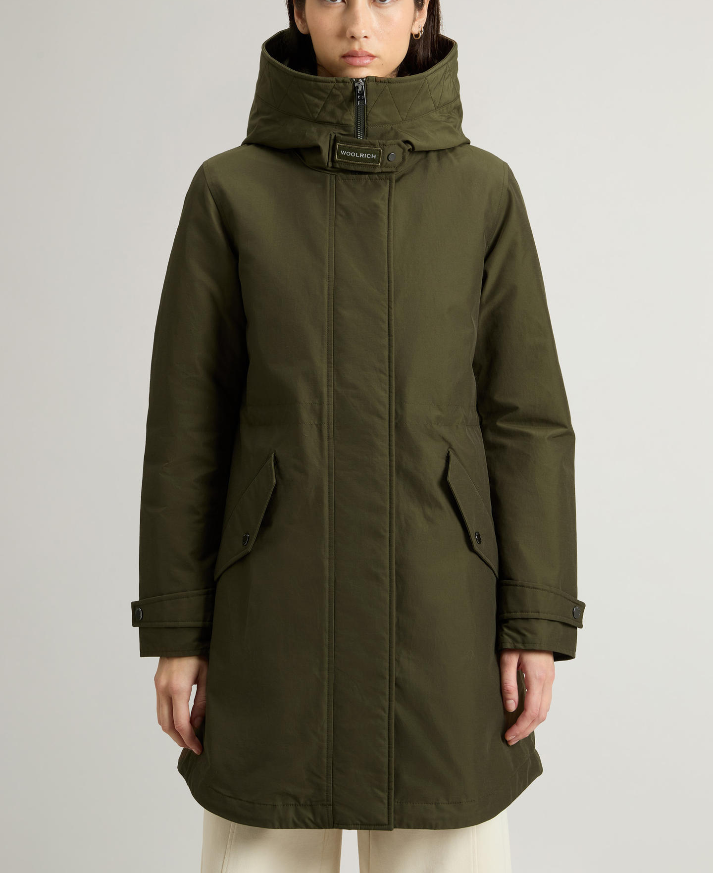 Parka 3 in 1 in Ramar Cloth CFWWOU1105FRUT0001 DAG WOOLRICH Dark green 