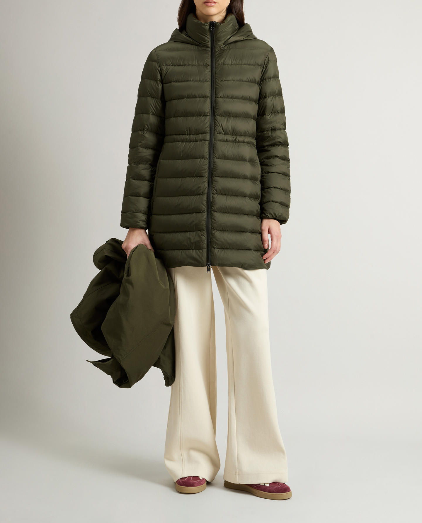 Parka 3 in 1 in Ramar Cloth CFWWOU1105FRUT0001 DAG WOOLRICH Dark green 