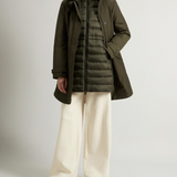 Parka 3 in 1 in Ramar Cloth CFWWOU1105FRUT0001 DAG WOOLRICH Dark green 