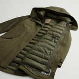 Parka 3 in 1 in Ramar Cloth CFWWOU1105FRUT0001 DAG WOOLRICH Dark green 