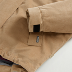 Giacca in velluto a coste a tre strati con cappuccio CFWWOU2022FRUT5010 8908 WOOLRICH Cornstalk 
