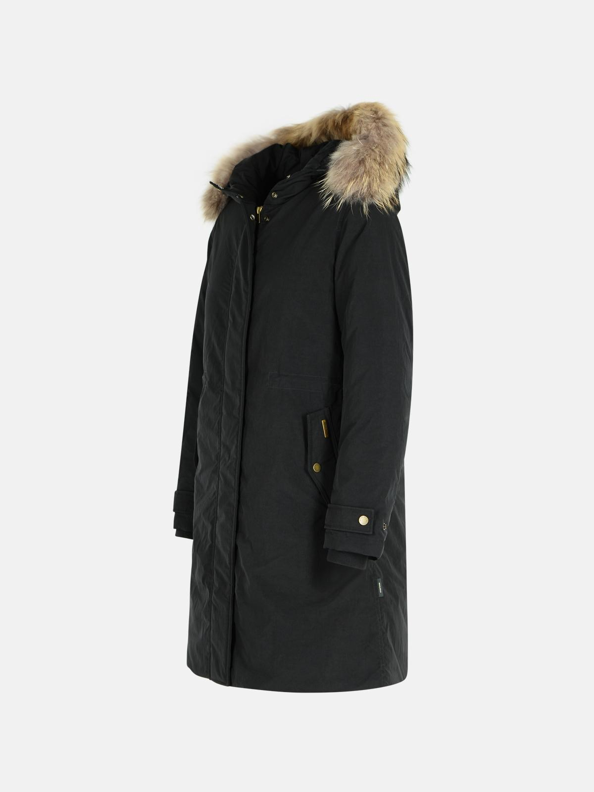 Parka con pelliccia CFWWOU2044FRUT5092 100 WOOLRICH Black 