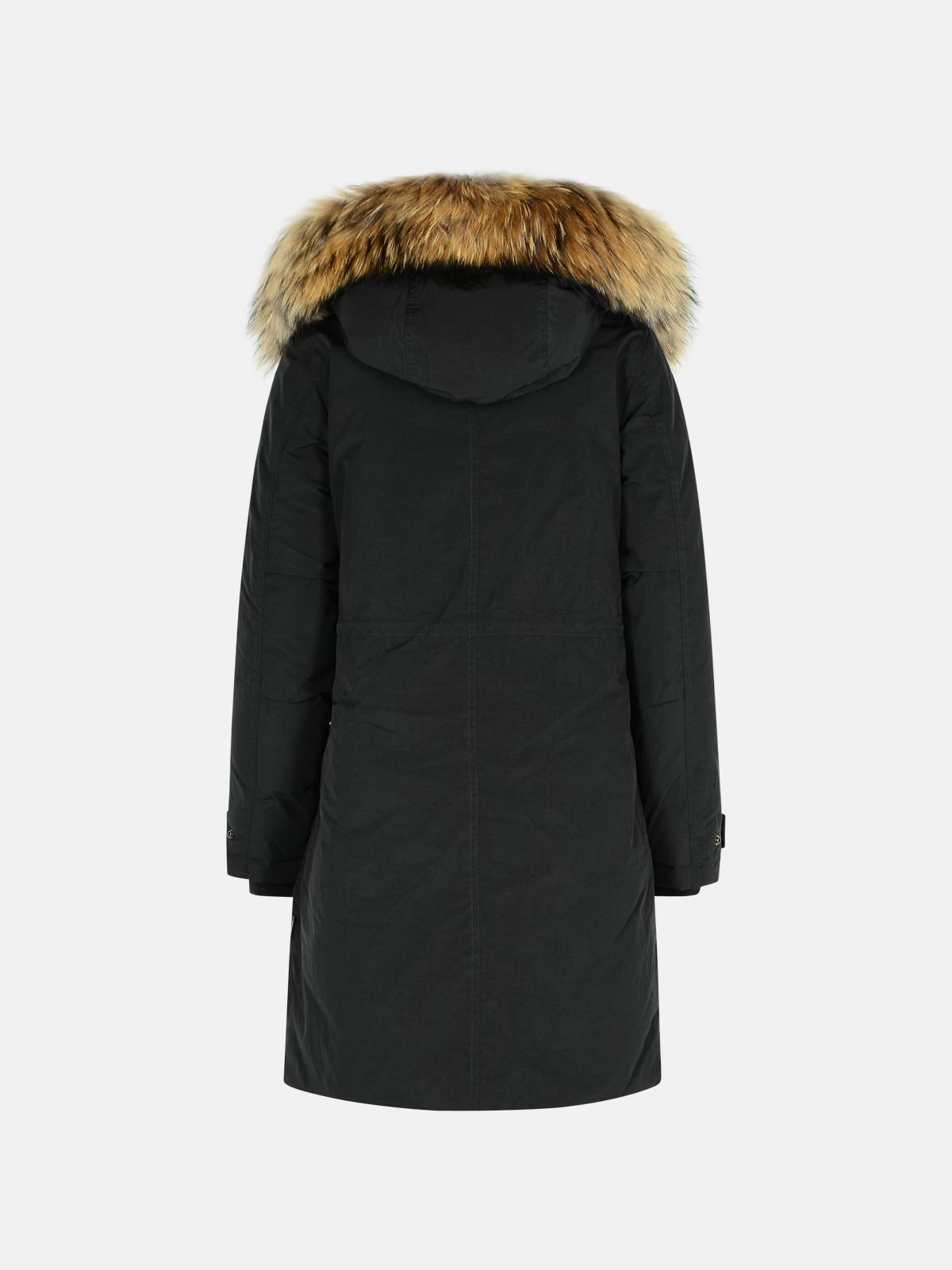 Parka con pelliccia CFWWOU2044FRUT5092 100 WOOLRICH Black 