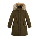 Parka con pelliccia CFWWOU2044FRUT5092 614 WOOLRICH Dark green 