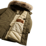 Parka con pelliccia CFWWOU2044FRUT5092 614 WOOLRICH Dark green 