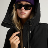 Giacca imbottita in con cappuccio CFWWOU2075FRUT0001 BLK WOOLRICH Black 