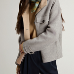Giacca in misto lana CFWWOU2102FRUT5012 103 WOOLRICH Light gray melange 