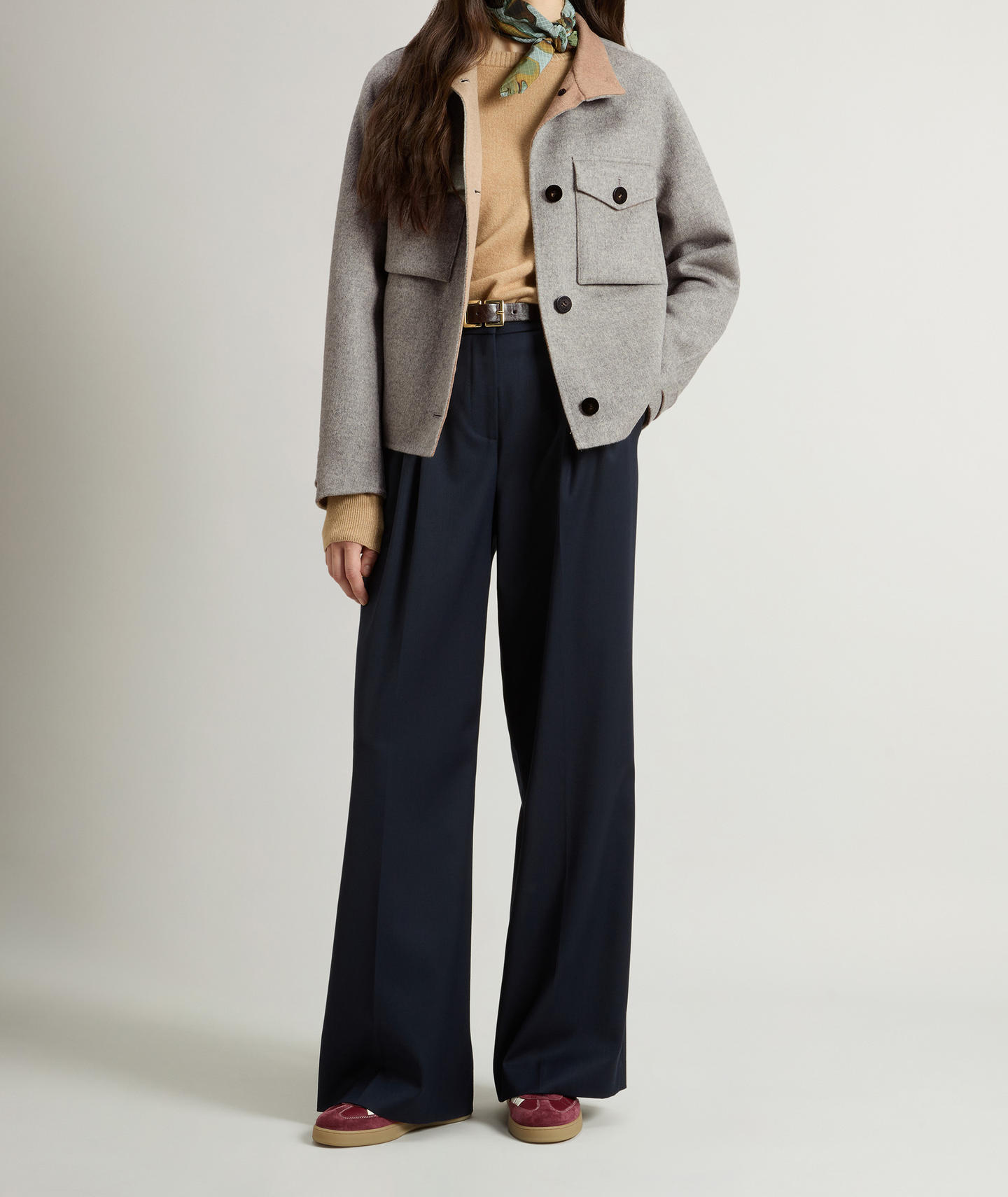 Giacca in misto lana CFWWOU2102FRUT5012 103 WOOLRICH Light gray melange 