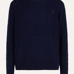 Maglia girocollo con ricamo B2P000 5W106 13777 BALLANTYNE Blue 