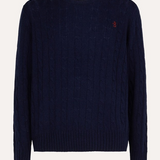 Maglia girocollo con ricamo B2P000 5W106 13777 BALLANTYNE Blue 